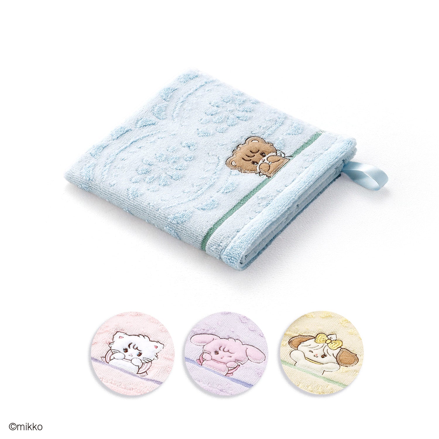 『Lil ala mode』 シュクレ ループ付きウォッシュタオル